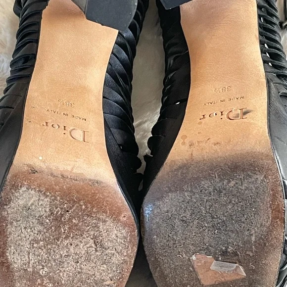 Vintage,Authentic Christian Dior in great shape 5”heel 1” Platform size 38 1/2 - Picture 7 of 7